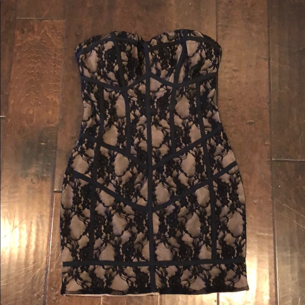 Black and Lace mini dress. Size Small.